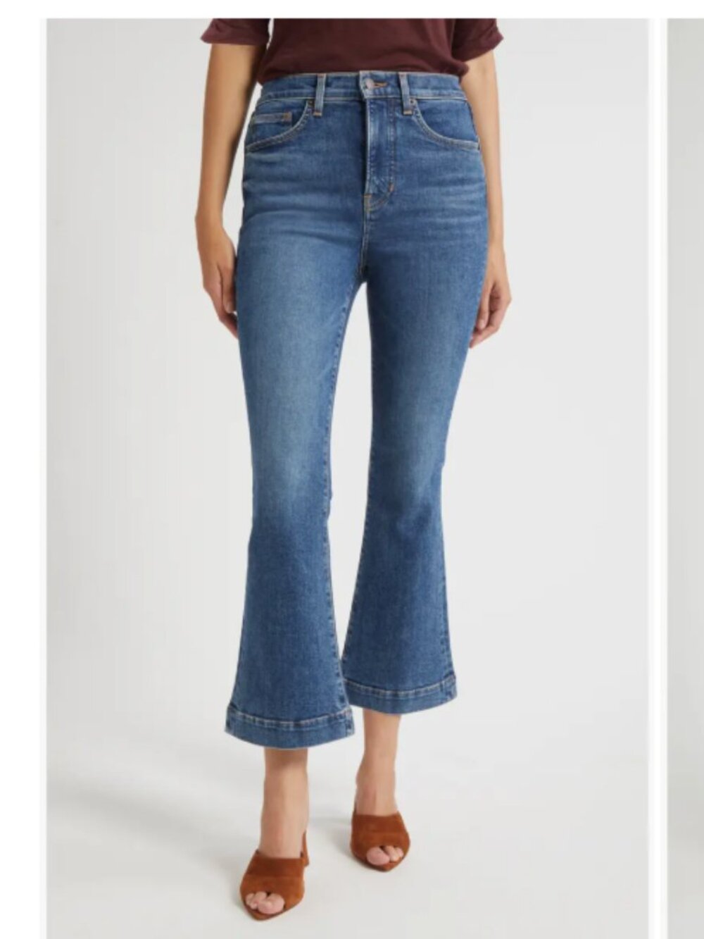 Veronica Beard Carson Ankle Flare Jeans Size 27
